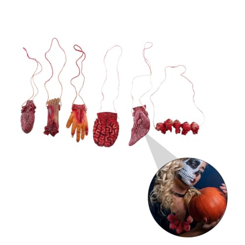 YARNOW 6 Stück Teiliges Halloween Deko Abgetrennte Gebrochene Körperteile Realistische Gruselige Handschmuck und Hängedekoration für Zombie und Horrorpartys Detailgetreu und Lebensecht YARNOW 6 Stück Teiliges Halloween Deko Abgetrennte Gebrochene Körperteile Realistische Gruselige Handschmuck und Hängedekoration für Zombie und Horrorpartys Detailgetreu und Lebensecht von YARNOW