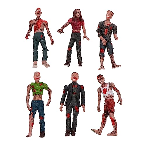 YARNOW 6 Stück Teiliges Halloween Zombie Bewegliche Horror Puppen als Gruselige Deko und Streichartikel Realistisch Gestaltete Prank Toys für Schaurige Halloween Atmosphäre YARNOW 6 Stück Teiliges Halloween Zombie Bewegliche Horror Puppen als Gruselige Deko und Streichartikel Realistisch Gestaltete Prank Toys für Schaurige Halloween Atmosphäre von YARNOW