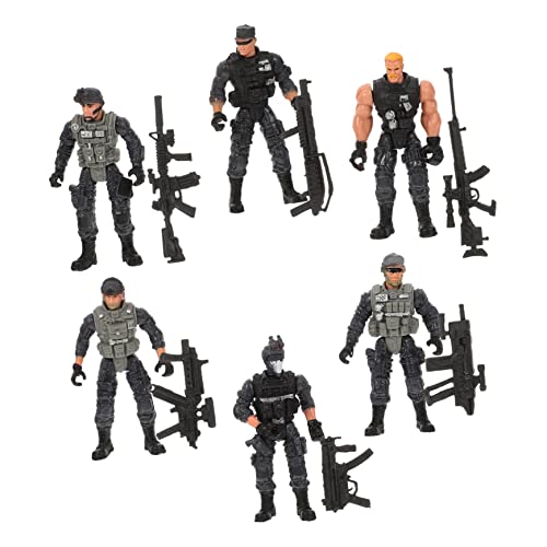 YARNOW 6 Stück Teiliges Militärsoldaten Modell Bewegliche Actionfiguren für Sicher und Langlebig für Rollenspiele und Dekoration YARNOW 6 Stück Teiliges Militärsoldaten Modell Bewegliche Actionfiguren für Sicher und Langlebig für Rollenspiele und Dekoration von YARNOW