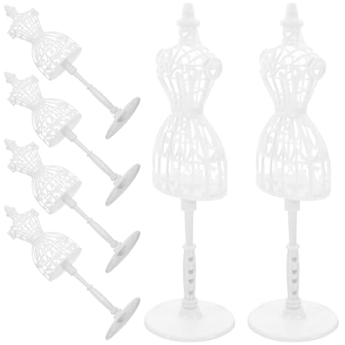 YARNOW 6 Stück Kleiner Puppen Mannequin Hohles Kunst Mannequin für Puppenkleidung Kreative Dekoration für Puppenstuben von YARNOW