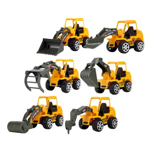 YARNOW 6 Stück Teiliges Modellspielzeug Bagger Fahrzeug für Kleinkinder Leuchtende Farben Realistische Details Langlebig Sicher für Geburtstagsgeschenke und Feste YARNOW 6 Stück Teiliges Modellspielzeug Bagger Fahrzeug für Kleinkinder Leuchtende Farben Realistische Details Langlebig Sicher für Geburtstagsgeschenke und Feste von YARNOW