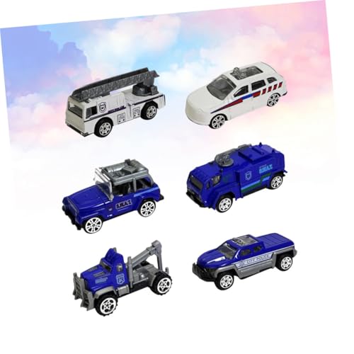 YARNOW 6 Stück Teiliges Set Niedliche Auto Spielzeuge Lustige Rückzieh Autos Kreative Polizeiauto Spielzeuge für Lehrreiche Fahrzeugmodelle für Jungen YARNOW 6 Stück Teiliges Set Niedliche Auto Spielzeuge Lustige Rückzieh Autos Kreative Polizeiauto Spielzeuge für Lehrreiche Fahrzeugmodelle für Jungen von YARNOW