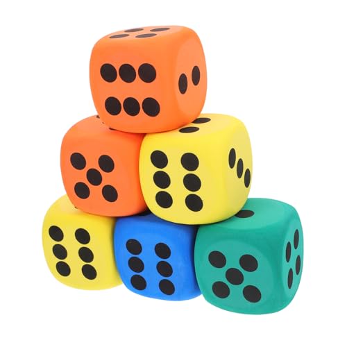 YARNOW 6 Stück Würfelspiel Klassenzimmer Spielwürfel Schaumstoffwürfel Für Große Schaumstoffwürfel Große Schaumstoffwürfel Buchstabenwürfelspiel Große Schaumstoffwürfel Yoga YARNOW 6 Stück Würfelspiel Klassenzimmer Spielwürfel Schaumstoffwürfel Für Große Schaumstoffwürfel Große Schaumstoffwürfel Buchstabenwürfelspiel Große Schaumstoffwürfel Yoga von YARNOW