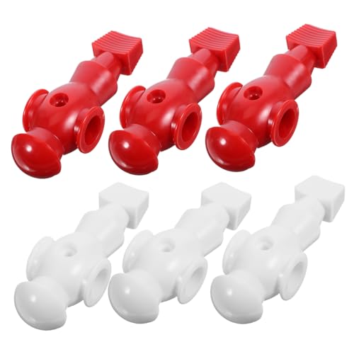 YARNOW 6 Stück Zubehör für Fußballmaschinen Fussball fußball Fußballer Figuren für Tischfußball Fußballspielzeug Kickerfigur Fußball-Actionfiguren pp YARNOW 6 Stück Zubehör für Fußballmaschinen Fussball fußball Fußballer Figuren für Tischfußball Fußballspielzeug Kickerfigur Fußball-Actionfiguren pp von YARNOW