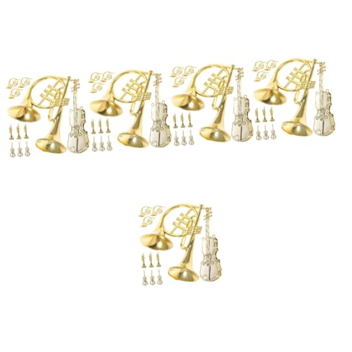 YARNOW 60 Stck. Teiliges Weihnachts Bastelset mit Miniatur Musikinstrumenten aus Leichte Christbaumdekorationen für DIY Weihnachtsbaum Fenster und Türkranz Festliche Musikornamente YARNOW 60 Stck. Teiliges Weihnachts Bastelset mit Miniatur Musikinstrumenten aus Leichte Christbaumdekorationen für DIY Weihnachtsbaum Fenster und Türkranz Festliche Musikornamente von YARNOW