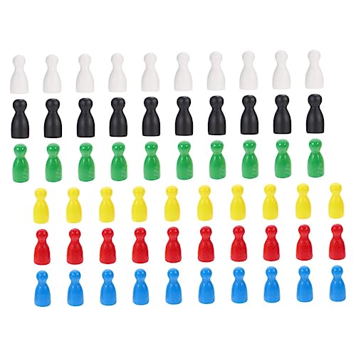 YARNOW 60 Stück Holz Pawn Spielsteine für Brettspiele Tischspiel Zubehör Rot Gelb Blau Grün Schwarz und Weiß Je für Gesellschaftsspiele und Partys YARNOW 60 Stück Holz Pawn Spielsteine für Brettspiele Tischspiel Zubehör Rot Gelb Blau Grün Schwarz und Weiß Je für Gesellschaftsspiele und Partys von YARNOW