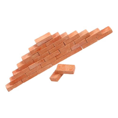 YARNOW 60 Stück Maßstab Realistische Mini Bausteine für Sandtisch Landschaftsbau Puppenhaus Dekoration Wiederverwendbar Einfach zu Bauen DIY Mikro-szenerie Zubehör von YARNOW