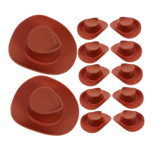 YARNOW 60 Stück Teiliges Mini Cowboy Hüte Filzartige Kleine Westernhüte Leichte Partydekoration für Puppen und DIY Bastelprojekte Handliche Mini Hüte für Kreative Rollenspiele YARNOW 60 Stück Teiliges Mini Cowboy Hüte Filzartige Kleine Westernhüte Leichte Partydekoration für Puppen und DIY Bastelprojekte Handliche Mini Hüte für Kreative Rollenspiele von YARNOW