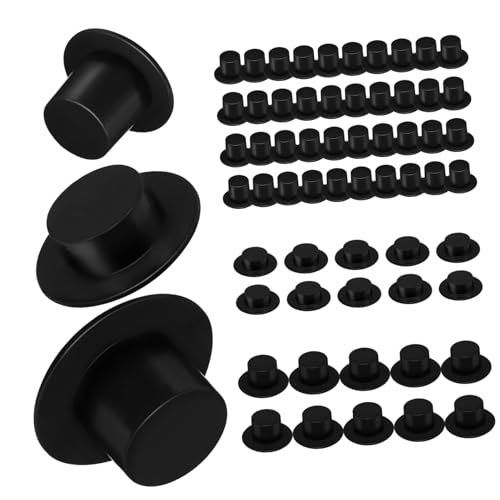 YARNOW 60 Stück Teiliges Mini Hüte aus Kleine Dekorative Schneemannhüte mit Breiter Krempe Vielseitig für Bastelarbeiten Puppenzubehör Weihnachtsdeko und Partyaccessoires YARNOW 60 Stück Teiliges Mini Hüte aus Kleine Dekorative Schneemannhüte mit Breiter Krempe Vielseitig für Bastelarbeiten Puppenzubehör Weihnachtsdeko und Partyaccessoires von YARNOW