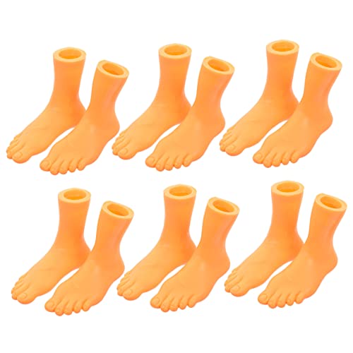 YARNOW 6Paare Fingerpuppen Für Kleinkinder Interaktive Fingerpuppen Lernspielzeug Mit Kleinen Füßen Aus Links Und Rechts Für Kreative Spiele Und Lernaktivitäten von YARNOW
