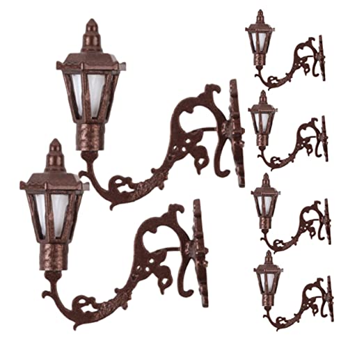 YARNOW 6Stücke Antik Mit Warmem Licht Für Puppenhaus Zubehör von YARNOW
