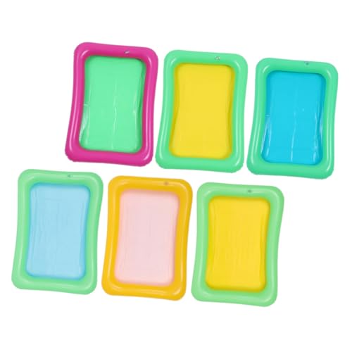 YARNOW 6Stücke Aufblasbare Servierplatte für Teiliges Multifunktionale Getränkeschalen zum Kühlen von Getränken und Snacks Garten und Strandfeiern YARNOW 6Stücke Aufblasbare Servierplatte für Teiliges Multifunktionale Getränkeschalen zum Kühlen von Getränken und Snacks Garten und Strandfeiern von YARNOW