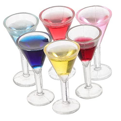 YARNOW Miniatur-cocktailgläser Miniatur-tassenset Im Maßstab 12 Für Jungen Und Mädchen von YARNOW