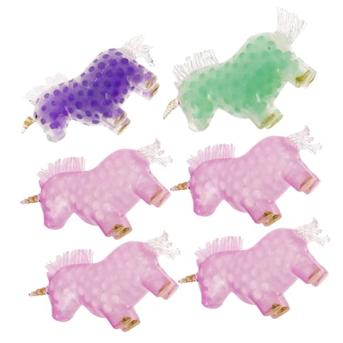 YARNOW 6Stücke Einhorn Quetschspielzeug Stressabbau für Farblich Zufällig Fördert Konzentration und oder Tischdekoration YARNOW 6Stücke Einhorn Quetschspielzeug Stressabbau für Farblich Zufällig Fördert Konzentration und oder Tischdekoration von YARNOW