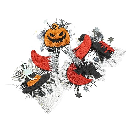 YARNOW 6Stücke Halloween Haarspangen für Frauen Niedliche Haarnadeln mit Spinnen Kürbis und Teufelshörnern Haaraccessoires für Halloween Partys YARNOW 6Stücke Halloween Haarspangen für Frauen Niedliche Haarnadeln mit Spinnen Kürbis und Teufelshörnern Haaraccessoires für Halloween Partys von YARNOW