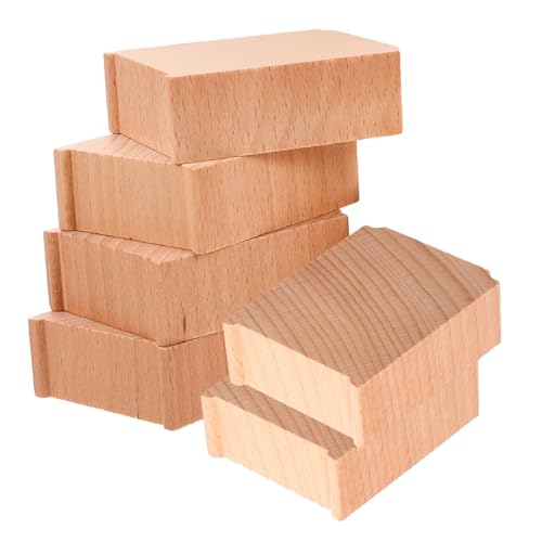 YARNOW 6Stücke Holz Brückenpfeiler Für Holzeisenbahn Stützstücke Für Spielzeugzüge Kompatibel Mit Gängigen Aus Hochwertigem Buchenholz Für Kreative Bahnlandschaften YARNOW 6Stücke Holz Brückenpfeiler Für Holzeisenbahn Stützstücke Für Spielzeugzüge Kompatibel Mit Gängigen Aus Hochwertigem Buchenholz Für Kreative Bahnlandschaften von YARNOW