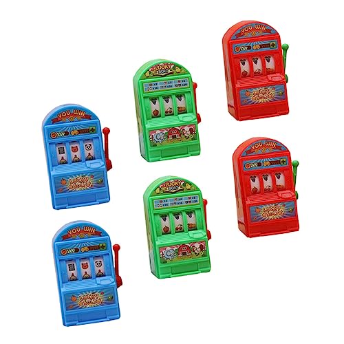 YARNOW 6Stücke Interaktiver Einarmiger Spielautomat für Teiliges aus Buntem Plastik Kreatives Design Fördert Spielspaß und Koordination für Partys und Spielzeiten YARNOW 6Stücke Interaktiver Einarmiger Spielautomat für Teiliges aus Buntem Plastik Kreatives Design Fördert Spielspaß und Koordination für Partys und Spielzeiten von YARNOW