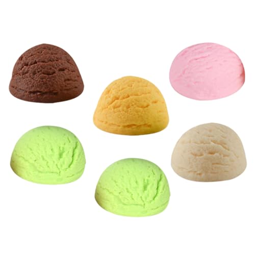YARNOW 6stücke Teiliges Künstliche Eiscreme Kugeln Lebensechte Deko-Modelle Bunten Farben Für Table-displays Vitrinen Und Festlichkeiten Nachbildung Für Kreative Dekorationen YARNOW 6stücke Teiliges Künstliche Eiscreme Kugeln Lebensechte Deko-Modelle Bunten Farben Für Table-displays Vitrinen Und Festlichkeiten Nachbildung Für Kreative Dekorationen von YARNOW