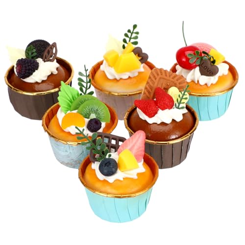 YARNOW 6Stücke Künstliche Kuchen Modelle Realistische Dekorationsobjekte Für Zuhause Büro Bäckerei Und Hochzeiten Hochwertige Langlebige Simulationstorten Für Kreative Fotografie YARNOW 6Stücke Künstliche Kuchen Modelle Realistische Dekorationsobjekte Für Zuhause Büro Bäckerei Und Hochzeiten Hochwertige Langlebige Simulationstorten Für Kreative Fotografie von YARNOW