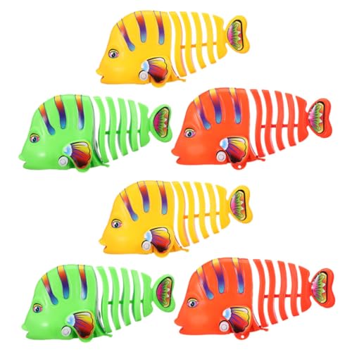 YARNOW 6Stücke Kunterbuntes Schaukelfischspielzeug für Badewanne Teiliges aus Sicherem Kunststoff für Kreatives Spielvergnügen im Wasser Fördert Fantasie und Spaß YARNOW 6Stücke Kunterbuntes Schaukelfischspielzeug für Badewanne Teiliges aus Sicherem Kunststoff für Kreatives Spielvergnügen im Wasser Fördert Fantasie und Spaß von YARNOW