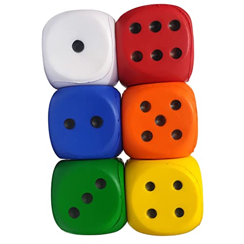 YARNOW 6Stücke Lustige Gefälschte Schaumwürfel für Zappelspielzeug und Party Requisiten für Brettspiele Poker und Entspannende Spielmomente YARNOW 6Stücke Lustige Gefälschte Schaumwürfel für Zappelspielzeug und Party Requisiten für Brettspiele Poker und Entspannende Spielmomente von YARNOW
