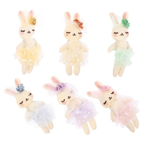 YARNOW 6Stücke Plüsch Kaninchen Weiche Hasenpuppe Für Osterdekoration Kuscheltier Für Und Deko Farben Erhältlich Sichere Verarbeitung von YARNOW