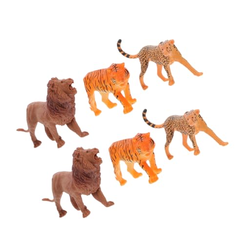 YARNOW 6Stücke Realistische Mini Tier Figuren Kuchen Topper Dekoration Für Tiger Leopard Und Tiermodell Für Geburtstagsfeiern Und Deko YARNOW 6Stücke Realistische Mini Tier Figuren Kuchen Topper Dekoration Für Tiger Leopard Und Tiermodell Für Geburtstagsfeiern Und Deko von YARNOW
