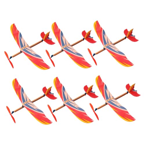 YARNOW 6Stücke Sechs DIY Segelflugzeuge für Umweltfreundliches Spaß für Drinnen und Draußen Perfektes für Geburtstage und Freizeitaktivitäten YARNOW 6Stücke Sechs DIY Segelflugzeuge für Umweltfreundliches Spaß für Drinnen und Draußen Perfektes für Geburtstage und Freizeitaktivitäten von YARNOW