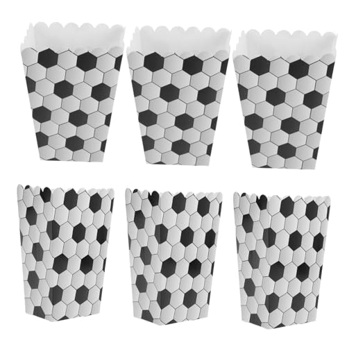 YARNOW 6Stücke Snackboxen Im Fußball Design Für Partys Sport Leckerli Boxen Für Fußball Mottopartys Popcorn Behälter Und Snack Leckerei Boxen Für Kindergeburtstage YARNOW 6Stücke Snackboxen Im Fußball Design Für Partys Sport Leckerli Boxen Für Fußball Mottopartys Popcorn Behälter Und Snack Leckerei Boxen Für Kindergeburtstage von YARNOW