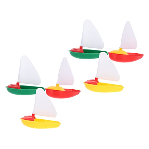 YARNOW 6Stücke Teiliges Schwimmenspielzeug Lustige Strand Segelboot Spielzeuge Zufälligen Farben Für Outdoor Aktivitäten Im Pool Und Am Strand Für Partys Und von YARNOW