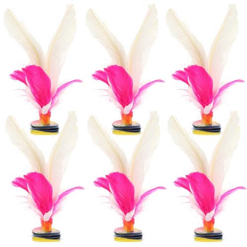 YARNOW 6Stücke Teiliges Shuttlecock für Unterhaltsames Sportspielzeug Fitness für Freizeitaktivitäten und Spiele im Freien Leicht und Tragbar YARNOW 6Stücke Teiliges Shuttlecock für Unterhaltsames Sportspielzeug Fitness für Freizeitaktivitäten und Spiele im Freien Leicht und Tragbar von YARNOW