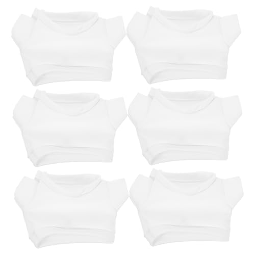 YARNOW 6Stücke Teiliges für Stofftiere Austauschbare T Shirts aus Weichem Material für Teddybären und Puppen Einfach Anzuziehen und Minimalistisches Design für Mehr YARNOW 6Stücke Teiliges für Stofftiere Austauschbare T Shirts aus Weichem Material für Teddybären und Puppen Einfach Anzuziehen und Minimalistisches Design für Mehr von YARNOW