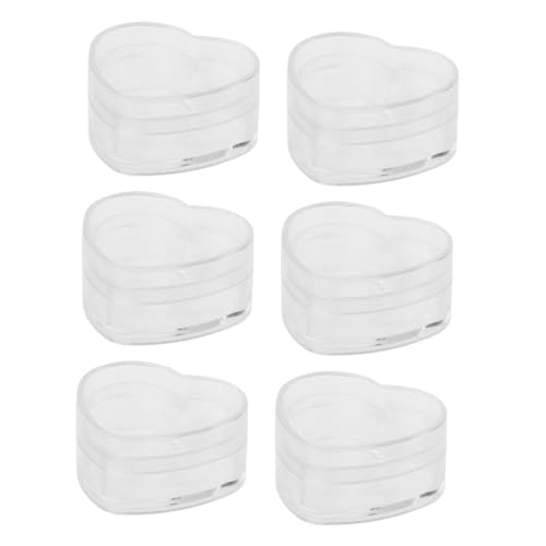 YARNOW 6Stücke Transparente Miniaturboxen Herzform Dekorative Aufbewahrung Für Mikro Landschaften Acrylmaterial Für Mini Häuser Und Kreative Dekoideen YARNOW 6Stücke Transparente Miniaturboxen Herzform Dekorative Aufbewahrung Für Mikro Landschaften Acrylmaterial Für Mini Häuser Und Kreative Dekoideen von YARNOW