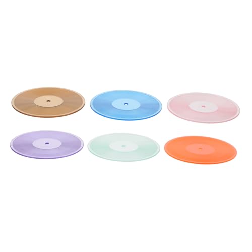 YARNOW 6pcs Mini Vinyl Records Dollhouse Mini -rekordmodell Miniatur -rekorddekoration Realistische Miniatur -Vintage -Rekord Für Doll House Decor Für Sammler YARNOW 6pcs Mini Vinyl Records Dollhouse Mini -rekordmodell Miniatur -rekorddekoration Realistische Miniatur -Vintage -Rekord Für Doll House Decor Für Sammler von YARNOW