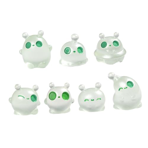 YARNOW 7 Stück Mini Alien Leuchtende Figuren Aliens Figur Leuchten Im Dunkeln Alien -actionfiguren Winzige Figuren Micro Landscape Decor Außerirdische Figuren Harz YARNOW 7 Stück Mini Alien Leuchtende Figuren Aliens Figur Leuchten Im Dunkeln Alien -actionfiguren Winzige Figuren Micro Landscape Decor Außerirdische Figuren Harz von YARNOW