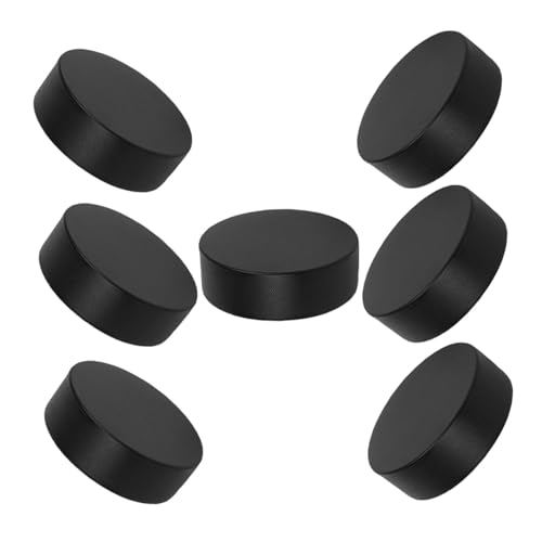 YARNOW 7 Stück Teiliges PU Eishockey-Pucks Leicht für Indoor-Training und Übung Vielseitig Einsetzbar als Sportparty-Geschenk Klassenpreis und Trainingsausrüstung für Jugendliche von YARNOW