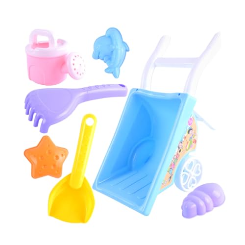 YARNOW 7 Stück Teiliges Set Strandspielzeug für Kreatives Sandspielzeug mit Schubkarre für Outdoor Spaß Fördert die Eltern Junge Mädchen Beziehung und Hält von Handys Fern YARNOW 7 Stück Teiliges Set Strandspielzeug für Kreatives Sandspielzeug mit Schubkarre für Outdoor Spaß Fördert die Eltern Junge Mädchen Beziehung und Hält von Handys Fern von YARNOW