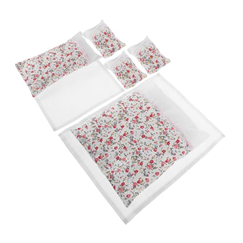 YARNOW 7-teiliges Set Puppenhaus-bettwäsche-Set My Life Puppenzubehör Möbel Schlafmatten Für Die Kindertagesstätte Babybett Puppenhausbettwäsche Mit Matratze Spielzeugbett Stoff YARNOW 7-teiliges Set Puppenhaus-bettwäsche-Set My Life Puppenzubehör Möbel Schlafmatten Für Die Kindertagesstätte Babybett Puppenhausbettwäsche Mit Matratze Spielzeugbett Stoff von YARNOW