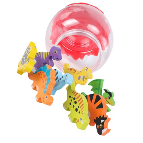 YARNOW 8 Stück Holzspielzeug Dinosaurier Teiliges Lernspielzeug für Dinosaurier Ei Pädagogisches für Kleinkinder zur Frühkindlichen Entwicklung für Kreatives YARNOW 8 Stück Holzspielzeug Dinosaurier Teiliges Lernspielzeug für Dinosaurier Ei Pädagogisches für Kleinkinder zur Frühkindlichen Entwicklung für Kreatives von YARNOW