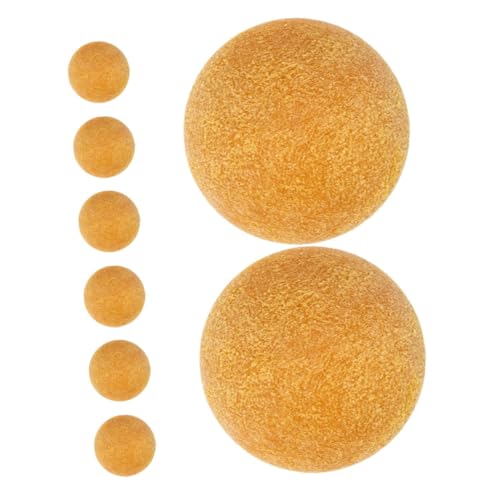 YARNOW 8 Stücke 36mm Mini Tisch Fußball Ersatz Fußball Für Jungen Und Mädchen Spiel Spielzeug Party Favor von YARNOW