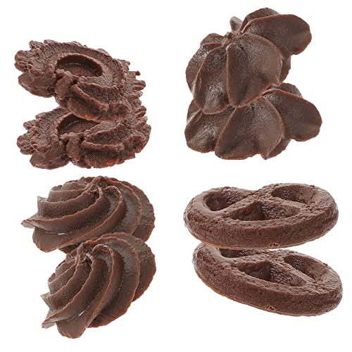 YARNOW 8 Stück Künstliche Kekse Teiliges Realistische Fake Cookies für Dekoration Fotografie und Präsentation für Küchen Hochzeiten und Geschäfte YARNOW 8 Stück Künstliche Kekse Teiliges Realistische Fake Cookies für Dekoration Fotografie und Präsentation für Küchen Hochzeiten und Geschäfte von YARNOW