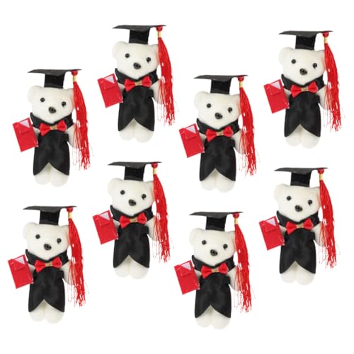YARNOW 8 Stück Mini -Arzt Diplom-Bär Mini-Abschlussbär Abschlusstierplüsch Abschlussspielzeug Abschlussfeier-Bär Abschluss Plüschtier Graduierung mini Plüschtier Abschlussbär klein Schaum YARNOW 8 Stück Mini -Arzt Diplom-Bär Mini-Abschlussbär Abschlusstierplüsch Abschlussspielzeug Abschlussfeier-Bär Abschluss Plüschtier Graduierung mini Plüschtier Abschlussbär klein Schaum von YARNOW