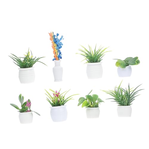 YARNOW 8 Stück Mini-Pflanzenmodell Kleine künstliche Pflanzen für den Innenbereich Mini-künstliche Pflanzen Mini -Gartendekoration Mini-Hausdekoration Künstliche Gartenpflanzen Plastik YARNOW 8 Stück Mini-Pflanzenmodell Kleine künstliche Pflanzen für den Innenbereich Mini-künstliche Pflanzen Mini -Gartendekoration Mini-Hausdekoration Künstliche Gartenpflanzen Plastik von YARNOW