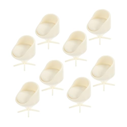 YARNOW 8 Stück Modell eines Möbeldrehstuhls Puppenstubenmöbel Miniaturstühle Stuhlverzierung Winzige Möbel Mini-Möbelverzierung Mini-Puppenhausmöbel Mini-Sofa Abs Beige YARNOW 8 Stück Modell eines Möbeldrehstuhls Puppenstubenmöbel Miniaturstühle Stuhlverzierung Winzige Möbel Mini-Möbelverzierung Mini-Puppenhausmöbel Mini-Sofa Abs Beige von YARNOW