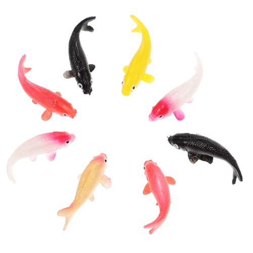 YARNOW 8 Stück Puppenhaus-Modell Miniatur Puppenhaus- -Figur künstliches Goldfischspielzeug Falsches Puppenhaus-Karpfen-Fisch-Figur Puppenhaus Mini Fisch Plastik YARNOW 8 Stück Puppenhaus-Modell Miniatur Puppenhaus- -Figur künstliches Goldfischspielzeug Falsches Puppenhaus-Karpfen-Fisch-Figur Puppenhaus Mini Fisch Plastik von YARNOW