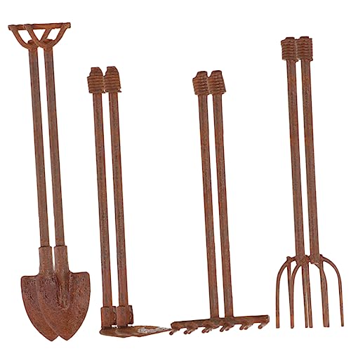 YARNOW 8 Stück Retro -Mini -Werkzeuge Zubehör drinnen Schaufel Gartenarbeit Puppenhausmöbel Gartengeräte aus Metall Miniatur- -Werkzeug- Gartenbausatz Eisen Brown YARNOW 8 Stück Retro -Mini -Werkzeuge Zubehör drinnen Schaufel Gartenarbeit Puppenhausmöbel Gartengeräte aus Metall Miniatur- -Werkzeug- Gartenbausatz Eisen Brown von YARNOW