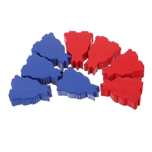 YARNOW 8 Stück Schachspiel Brettspielzubehör Schachbrettzubehör aus Holz Schachbrett Holzschach für Brettspiel Zubehör für Tischspiele und Schachbretter von YARNOW