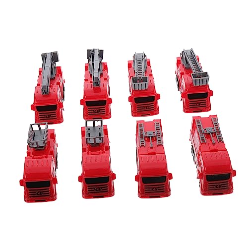 YARNOW 8Stücke Rückzieh Feuerwehrauto Spielzeug für Jungen und Mädchen Kleiner Feuerwehrfahrzeuge mit Licht und Sound für Kinder Kreatives Fahrzeugspielzeug für Drinnen und Draußen YARNOW 8Stücke Rückzieh Feuerwehrauto Spielzeug für Jungen und Mädchen Kleiner Feuerwehrfahrzeuge mit Licht und Sound für Kinder Kreatives Fahrzeugspielzeug für Drinnen und Draußen von YARNOW