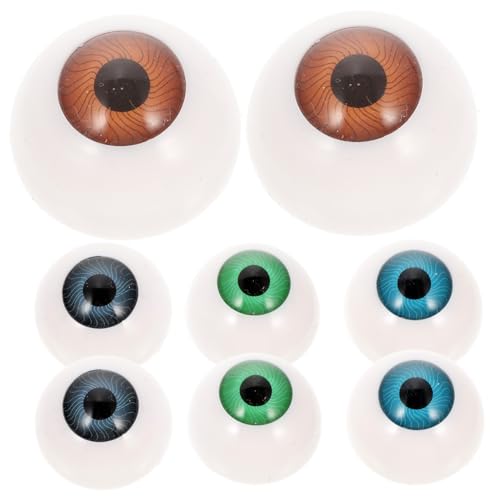 YARNOW 8 Stück Teiliges Hohle Augen für Puppen DIY Accessoire für Halloween und Partys Bunte Augen Zufällige Farben für Bastelprojekte und Kreative Dekoration Zufällige Zufällige Farbe YARNOW 8 Stück Teiliges Hohle Augen für Puppen DIY Accessoire für Halloween und Partys Bunte Augen Zufällige Farben für Bastelprojekte und Kreative Dekoration Zufällige Zufällige Farbe von YARNOW