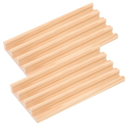 YARNOW 8 Stück Teiliges Holz Domino Basisset Stabiler Domino Halter aus Natürlichem Holz Zubehör DIY Bastelklötzchen für Kreative Spieleabende YARNOW 8 Stück Teiliges Holz Domino Basisset Stabiler Domino Halter aus Natürlichem Holz Zubehör DIY Bastelklötzchen für Kreative Spieleabende von YARNOW